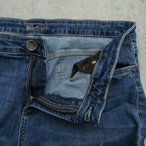 Kut from the Kloth Indigo Straight Leg Jeans - Picture 2 of 16